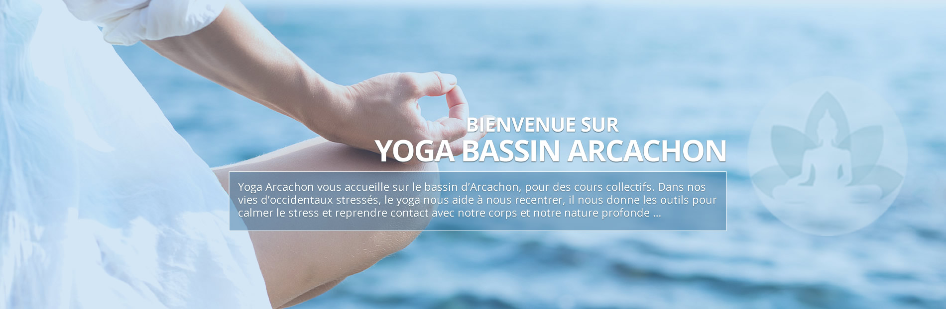 Cours de yoga sur le bassin d'Arcachon